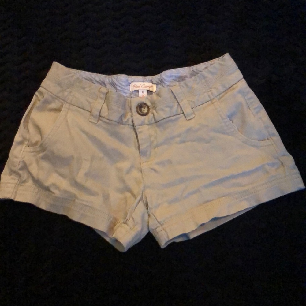 Red a camel Khaki shorts